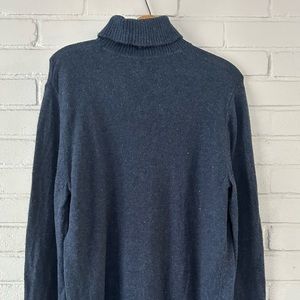 Turtleneck Sweater Size Medium Blue GAP